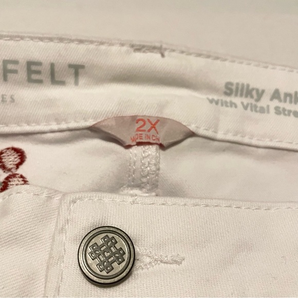 Laurie Felt Silky Ankle Skinny Jeans Womens Size 2X - Picture 9 of 16